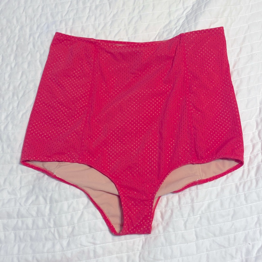Kortni Jeane swim bottoms. Strawberry pink